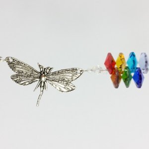 chakra dragonfly suncatcher #1