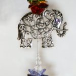 chakra elephant suncatcher medium