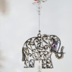 chakra elephant suncatcher large