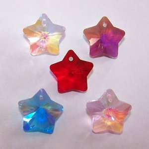 15mm Star Pendants
