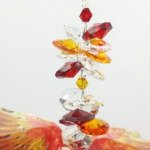red macaw suncatcher- large size