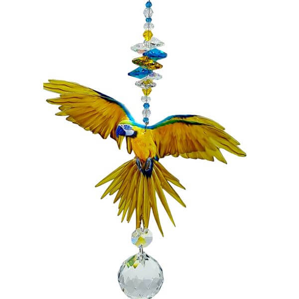 macaw suncatcher blue yellow macaw suncatcher blue yellow