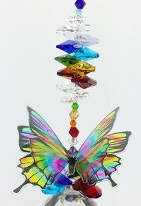 chakra butterfly suncatcher #3