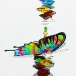 chakra butterfly suncatcher #3