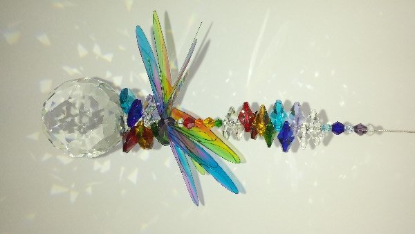 chakra dragonfly suncatcher #3 chakra dragonfly suncatcher #3