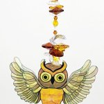 owl suncatcher #1 small size