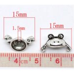 small frog bead charms