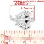 rhinestone elephant charm