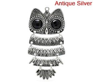 large owl charm 1