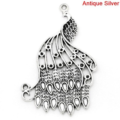 medium peacock charm medium peacock charm