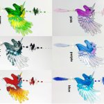 unicorn suncatchers 6 colours gnc
