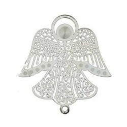 filigree angel charm
