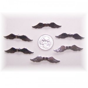 angel wing bead #2 pack of 6
