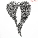 large angel wing pendant