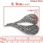 large angel wing pendant