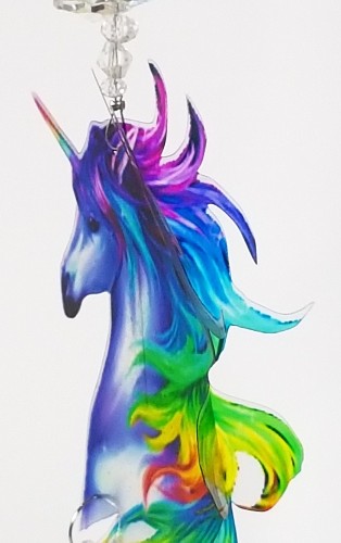 rainbow unicorn crystal suncatcher rainbow unicorn crystal suncatcher