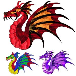 dragon craft film cutouts