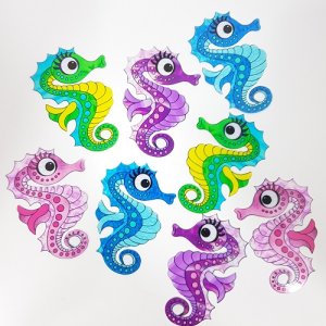 seahorse craft film cutouts