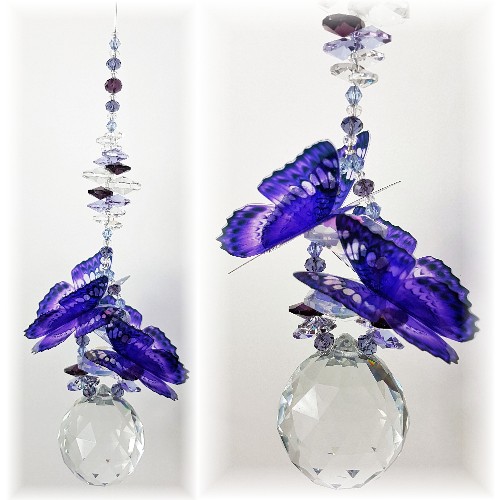 ex large purple buterfly suncatcher ex large purple buterfly suncatcher