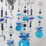 lapis crystal chandelier