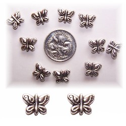 Butterfly beads #3 pack of 10