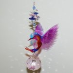 hummingbird suncatcher #2 pink 500
