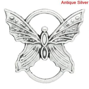 butterfly charm #6 pack of 5