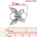 butterfly charm #6 pack of 5
