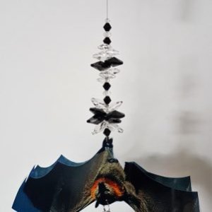 crystal suncatcher bat #1