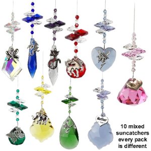 10 mixed charm suncatcher pack 10 mixed charm suncatcher pack