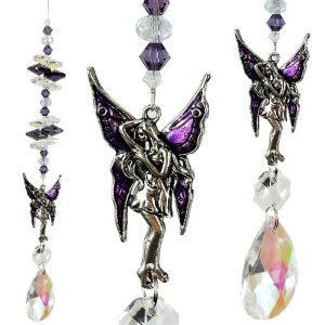 purple fairy suncatcher