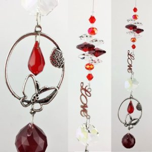 love butterfly suncatcher #1