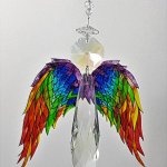 chakra angel crystal suncatcher #2
