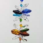 chakra angel crystal suncatcher #3