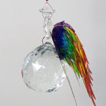 chakra angel crystal suncatcher #3