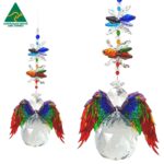 chakra angel crystal suncatcher #3