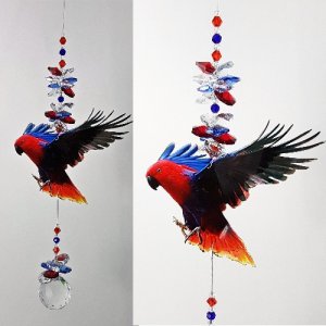 eclectus suncatcher #1