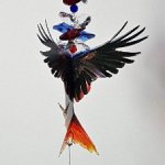 eclectus suncatcher 1.4