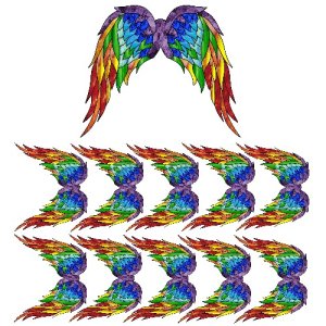 chakra angel wing film designs