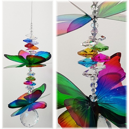 Rainbow Butterfly suncatcher C1i-L 500 Rainbow Butterfly suncatcher C1i-L 500