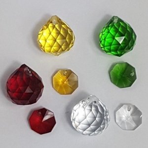 120pc christmas crystal set