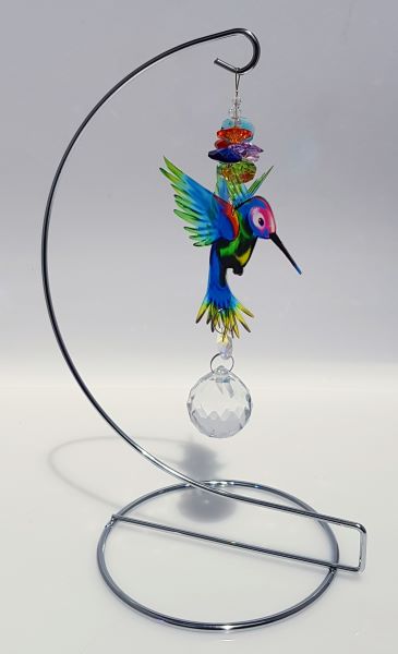 rainbow bird on stand 2