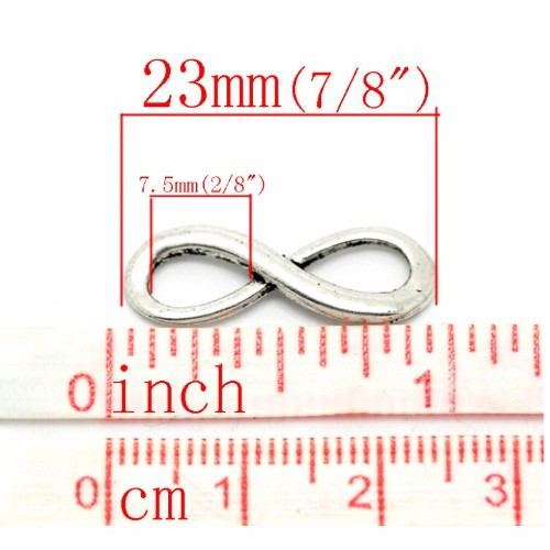 infinity charm #1 size