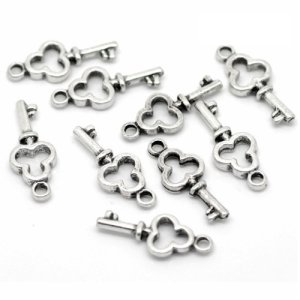Key Charm #2 pack of 10