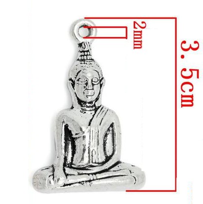 Buddha Charm pack of 3 Buddha Charm pack of 3