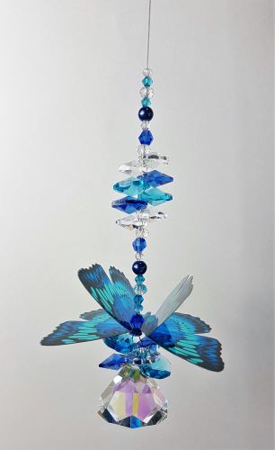 butterfly suncatcher db16 blue