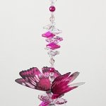 butterfly suncatcher db16 pink