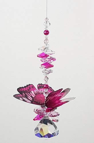 butterfly suncatcher db16 pink butterfly suncatcher db16 pink