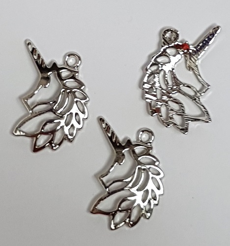 Unicorn charm #3 pack of 5