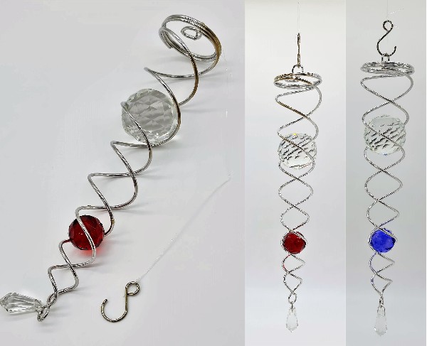 spinner twister spiral suncatcher